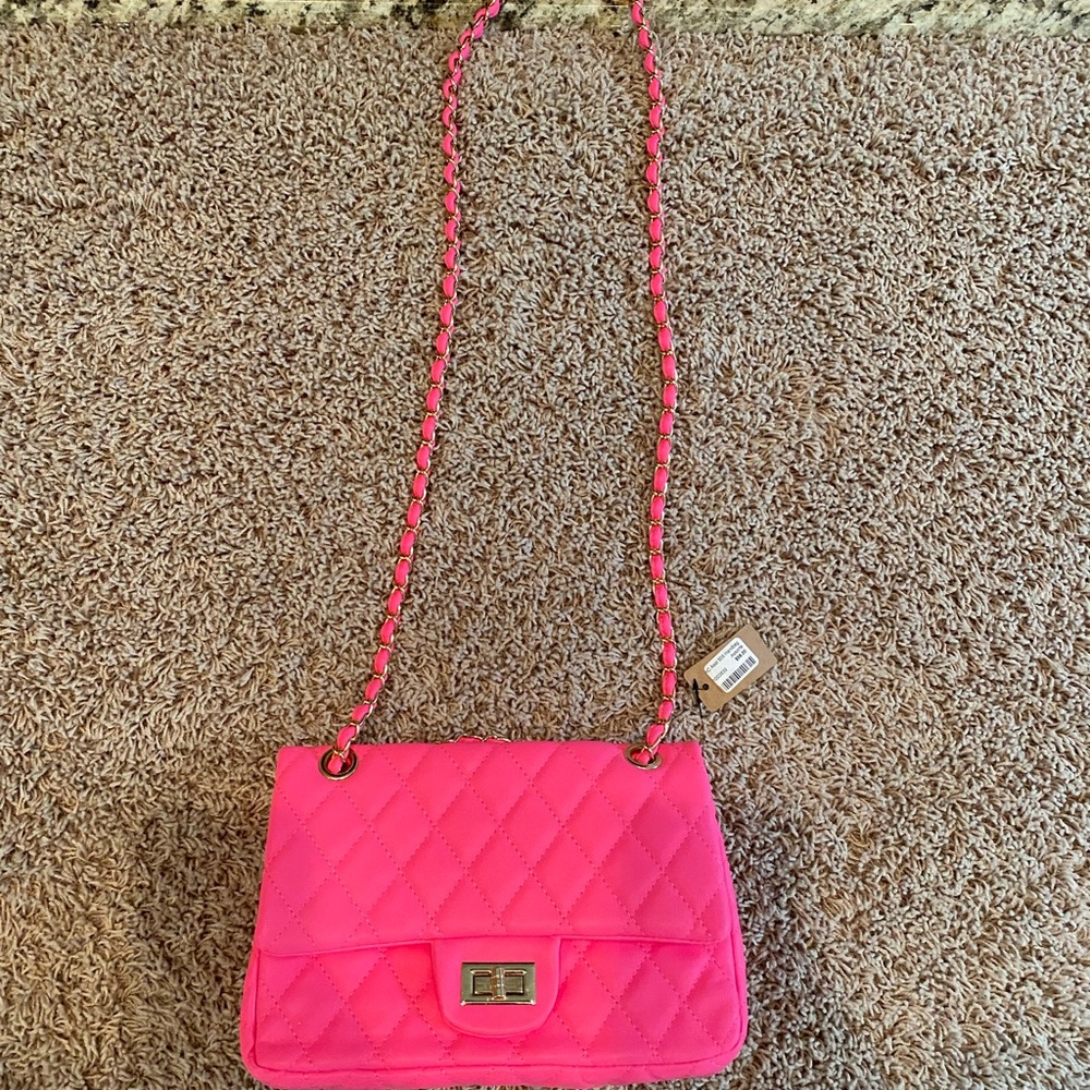 NWT hot pink purse